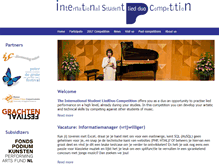 Tablet Screenshot of liedconcours.nl